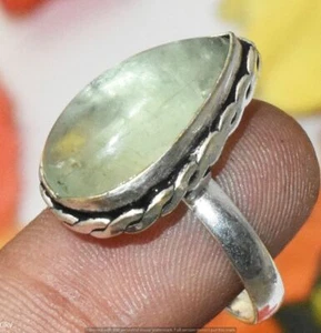 Prehnite Gemstone Ring 925 Sterling Silver Plated Us Size 6.5" U333-D130 - Picture 1 of 1