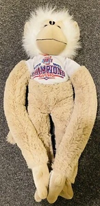 NFL 2008 Super Bowl XLII New York Giants Monkey Stuffed Plush Animal Toy 19" - Picture 1 of 5