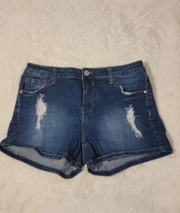 Juniors Papaya Clothing Denim Shorts - Picture 1 of 3