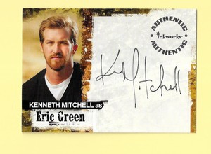 Jericho Season 1 Inkworks - 2007 Autographed Card  A4 Kenneth Mitchell as Eric 