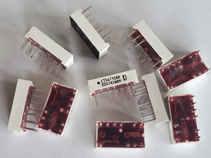 10pcs Lite-On Electronics LTS-4710AR 7 Seg Numeric LED Display - Picture 1 of 1