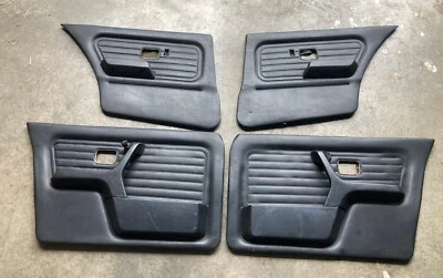 85-91 BMW 325ix Sedan Door Card Front Rear Panels OEM 325e 318i 325i E30 #65M - Image 1 of 4