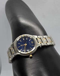 Orologio da polso Citizen GN-0-S-9 donna acciaio inox quadrante blu data bicolore - Foto 1 di 9
