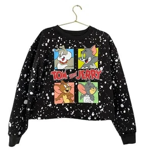 Nickelodeon Tom & Jerry Youth Sweater Pint Splatter Size XL 15-17 0149 - Picture 1 of 7