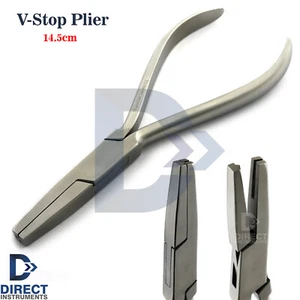 Dental V-Stop Plier Orthodontic Archwire Forming Loop Notch V Bend Braces Tools - Picture 1 of 5