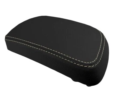 Se adapta a Toyota Yaris 2008-2011 PVC consola tapa reposabrazos cubierta puntada beige Foto 1 de 4