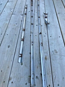 Vintage 1942 Plymouth Chrome Hood Trim Mouldings - Picture 1 of 10