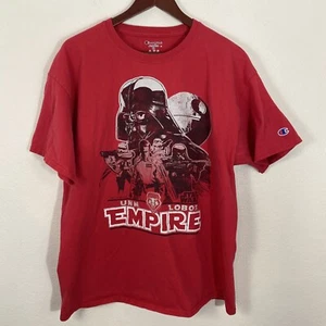 Champion Star Wars UNM Lobos Empire T Shirt XL University of New Mexico Vader - Picture 1 of 8
