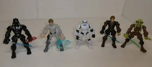 Lot OF 5 Hasbro Star Wars Superhero Mashers Chewbacca Darth Vader Stormtrooper - Picture 1 of 9