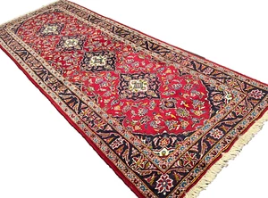 Edler Handgeknüpfter Orientteppich Keschan 300x106 cm carpet rug - Bild 1 von 21