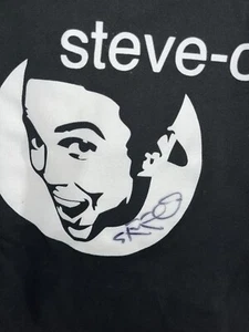 NEW Jackass Autographed Steve-O Crazy Black Hoodie Mens XL MTV Show Logo - Picture 1 of 6