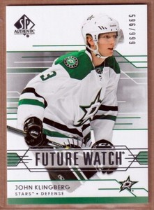 2014-15 SP Authentic Future Watch #251 John Klingberg RCT /999 - DUCKS STARS