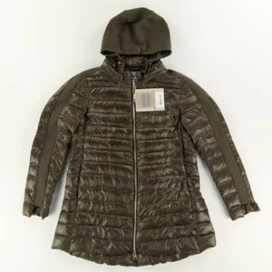 Herno Techno Tafetta A-Line Puffer Daunenjacke Olivgrün Damen 40 - Bild 1 von 8