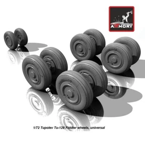 Armory AR AW72041 Scale 1/72 Tupolev Tu-128 Fiddler wheels for scale model kit - Bild 1 von 4