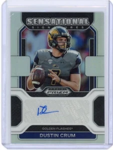2022 Prizm Draft Picks Sensational Signatures #SS-DCR Dustin Crum AUTO - Picture 1 of 2