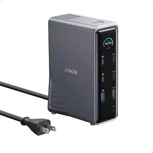 Anker Prime Docking Station 14-in-1 160W 10Gbps Data Transfer Dual 4K |Refurbish - Picture 1 of 6