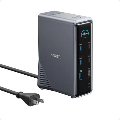 Anker Prime Docking Station 14-in-1 160W 10Gbps Data Transfer Dual 4K |Refurbish - Image 1 of 4