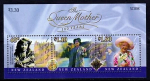 New Zealand 2000 Queen Mother Mint MNH Miniature Sheet SC 1665a - Picture 1 of 1