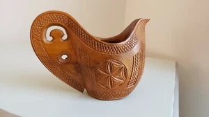 Vintage hand carved creamer from Yogoslavia - Picture 1 of 4