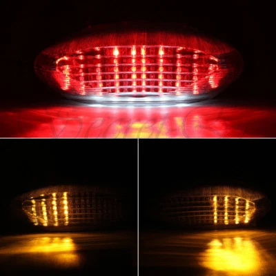 Luz trasera de freno LED integrada Honda VTR1000F Super Hawk 1998-2005 lente de humo Foto 1 de 4