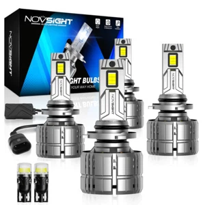 NOVSIGHT 9005 H11 Combo LED Headlight High Low Beam Bulbs Kit 80000LM 400W 4pcs - Picture 1 of 12