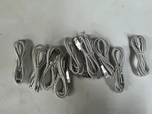 10 Total/ Samsung Galaxy S7 S6 Edge+PS4 Micro USB Cable Fast Charging Cord 3ft - Picture 1 of 4