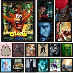 3D linsenförmiges Poster Marvel Heroes Spiderman Avengers Guardians of the Galaxy UK - Bild 1 von 34