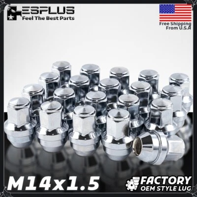 20 peças Lincoln OEM porca cromada M14x1.5 ajuste aviador/continental/MKX/Nautilus - Imagem 1 de 4