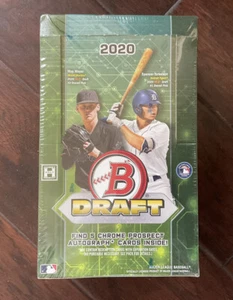 Sealed 2020 Bowman Draft Super Jumbo Box 5 Autographs! Carter, Walker, Keith+ - Picture 1 of 1