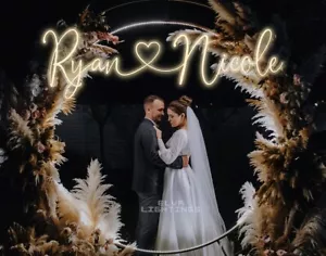 Insegna Neon Matrimonio Personalizzata, Insegna Neon Matrimonio Regali Personalizzati, Decorazione Matrimonio - Foto 1 di 10