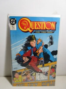 The Question 3 DC Comic 1987 O Neil Writer / Sienkiewicz Cvr Bagged Boarded - Picture 1 of 1
