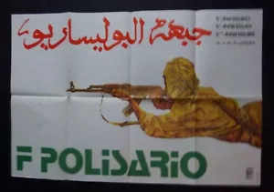 Vendita / POLISARIO - Poster solidale cubano OSPAA con rare pieghe originali CUBA - Foto 1 di 5