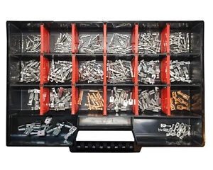 Sortimentskasten VW Kontakte PIN Stecker 295 Teile JPT MCP SPT Micro Timer MQS - Bild 1 von 5