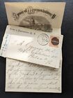 US  1881 House of Representatives Alfred cover with letter from A.C Harmer