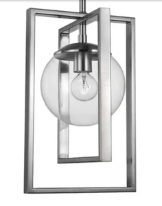 Progress Lighting Atwell 1-Light Brushed Nickel Pendant - Picture 1 of 9