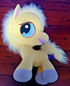 Littlest Pet Shop Jumbo Horse Pony Yellow Plush toy Rare Hasbro 2008 21" (2021) - Picture 1 of 12