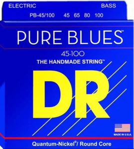 Cuerdas de bajo eléctrico DR Strings Pure Blues, cuerda PB-45/100, mediana/luz 45-100 - Imagen 1 de 12