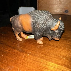 Schleich 14034 bisonte bufalo americano *ritirato/fauna selvatica/nuovo con etichette* - Foto 1 di 6
