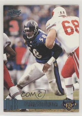 1998 Pacific Platinum Blue Peter Boulware #34 - Image 1 of 2