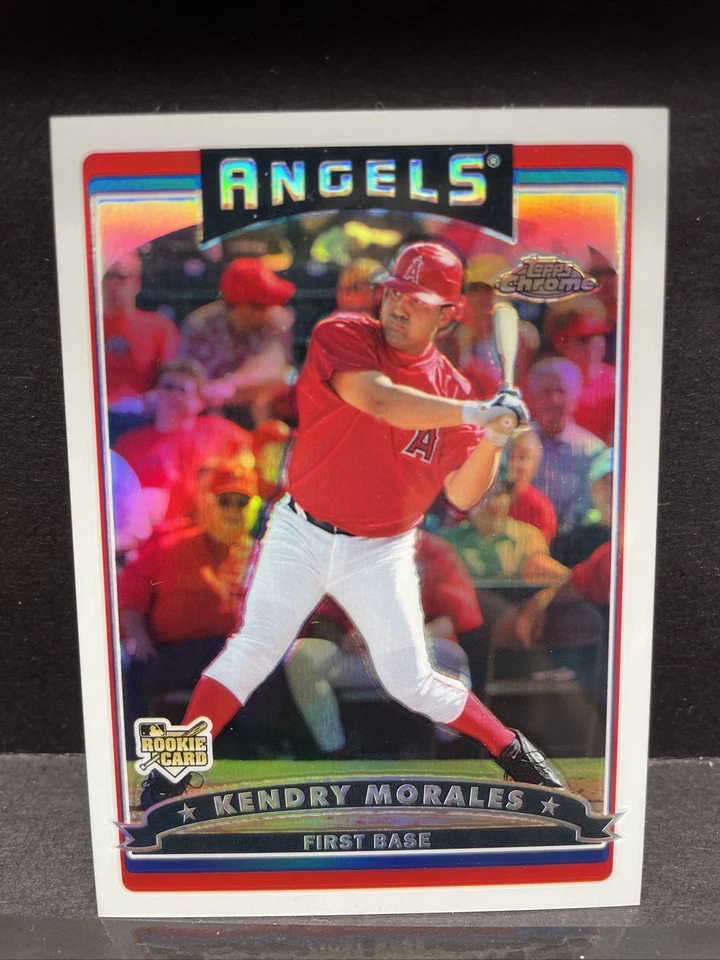 2006 Topps Chrome Kendry Morales *Rookie Logo Refractor* /25 ANGELS #CRC 34 - Image 1 of 4