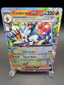 Cinderace ex 028/142 SV07: Stellar Crown Holo - Picture 1 of 4