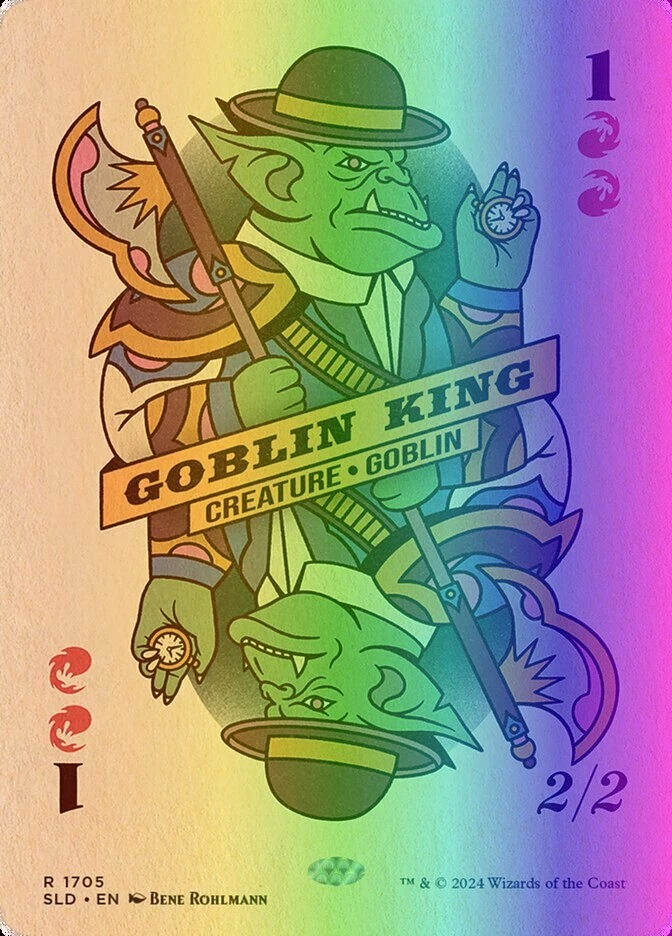 MTG Goblin King (1705/2876) Secret Lair Drop Series LP FOIL- - Image 1 of 1