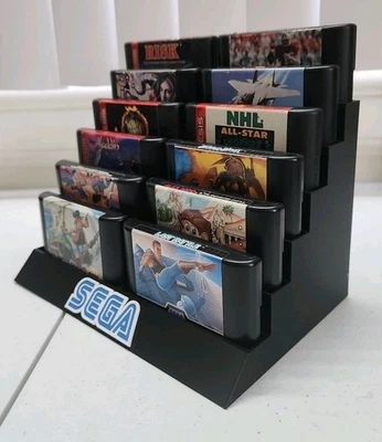 Soporte de exhibición de cartucho de juego SEGA Genesis 12 (logo) Foto 1 de 4