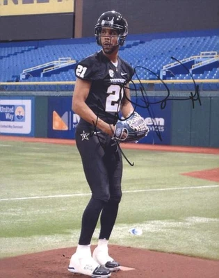 Foto auténtica firmada de béisbol de David Price de 8x10 con certificado autografiado (A0054) Foto 1 de 2