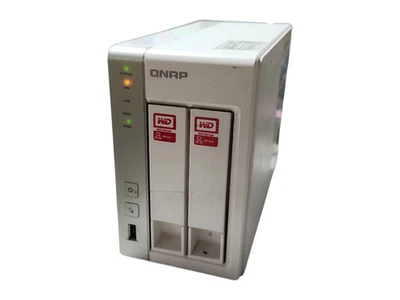 QNAP TS-220 2 Bay NAS w/ 2x 2TB HDDs, No AC Adapter - Image 1 of 4