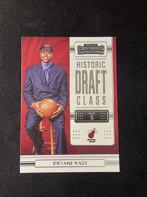 2022-23 Panini Contenders Historic Draft Class Dwayne Wade #15 Miami Heat NBA - Image 1 of 2