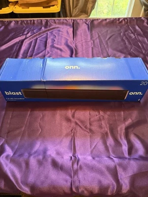 ONN Blast Soundbar 20" 2.0 LED Bluetooth Wireless Technology Black - Image 1 of 4