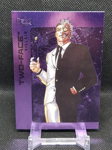 2025 UD DC Skybox Metal Universe Batman due facce #184 viola FX - Foto 1 di 2