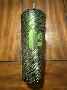 Starbucks Wicked Pink & Green Swirl Tumbler (24 oz.) with Straw - Picture 1 of 15