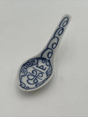 Cuchara sopera de porcelana doble felicidad Canton Express Boston Warehouse Foto 1 de 4